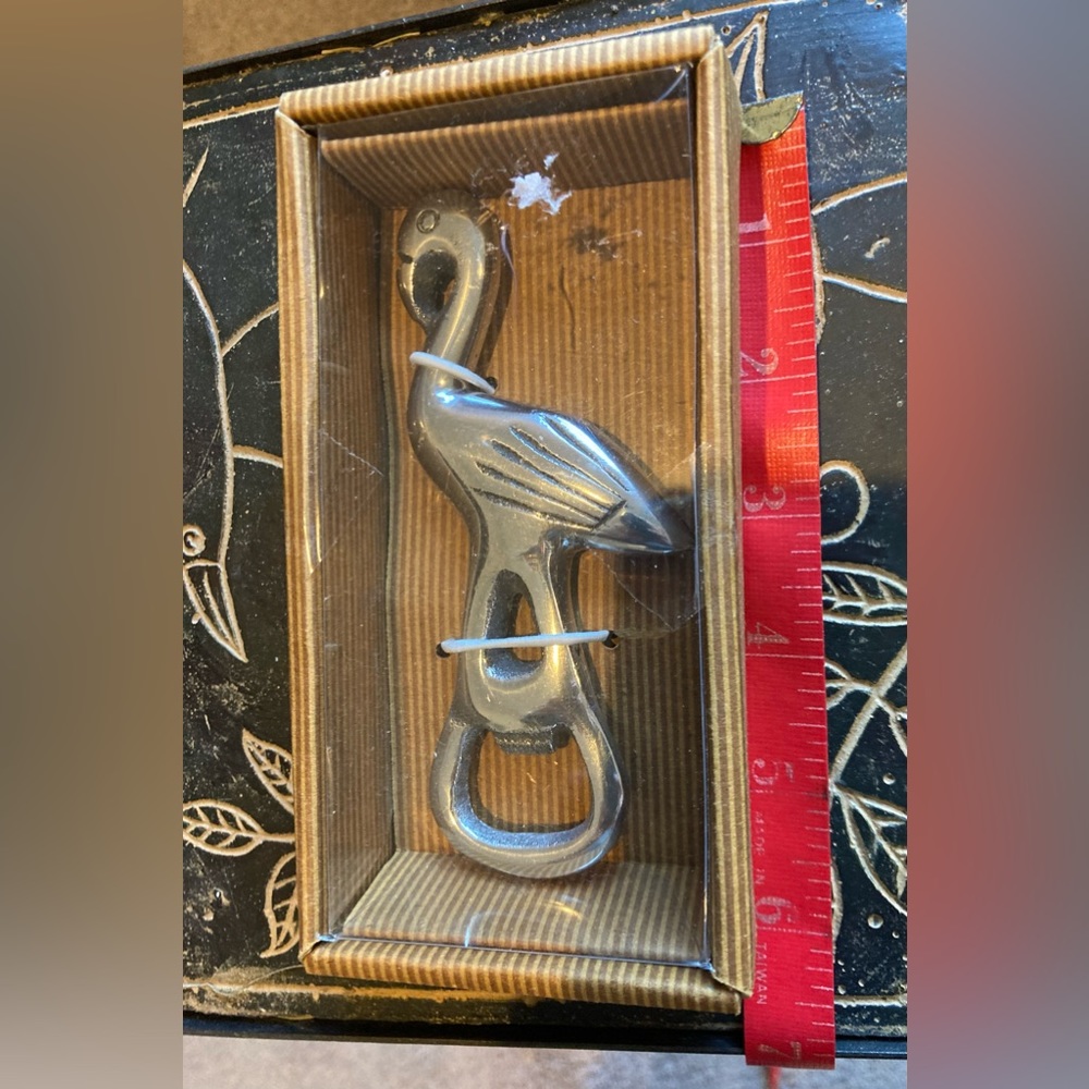 New flamingo bottle opener in box